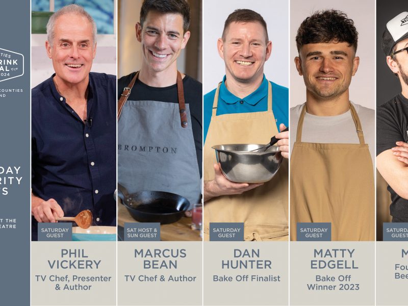 TV Favourites Head to the Three Counties Food and Drink Festival 2024, Takeaway Times Magazine